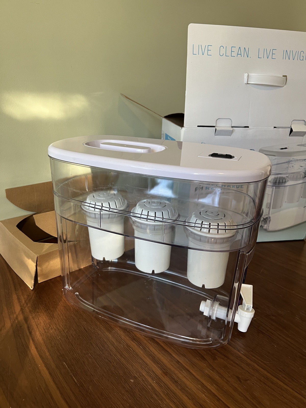 pH Recharge 3F Alkaline Water Machine – Countertop Water Filter Purifier w/ Box gallery