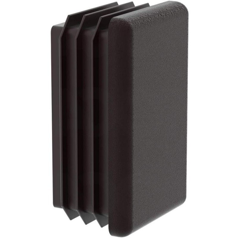 1” X 2” Rectangle End Cap Plugs Rectangular Tubing Caps Various Package Sizes gallery