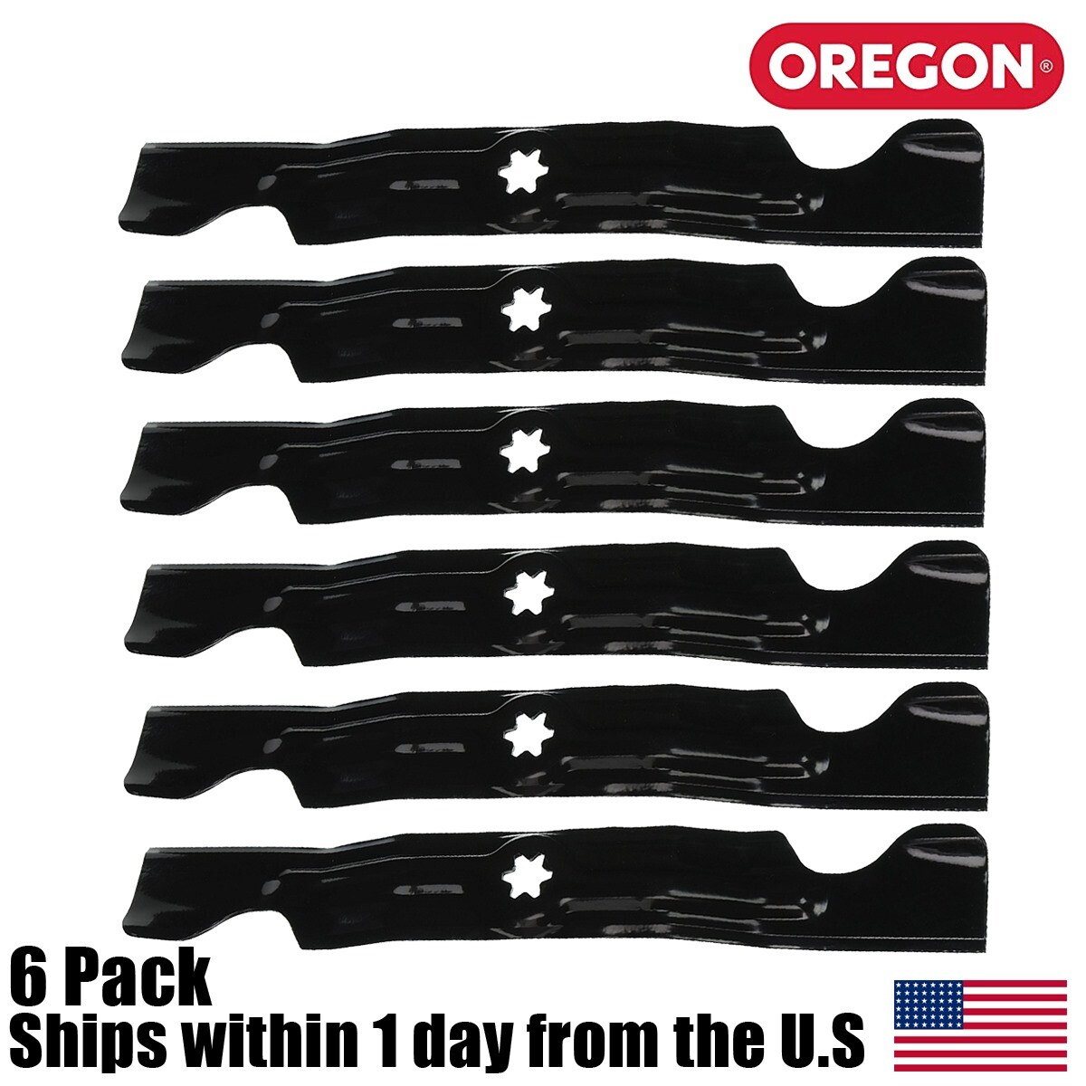 6PK Oregon Blade For 942-04053C Cub Cadet 50" RZT Deck Zero-Turn MTD Troy Bilt gallery