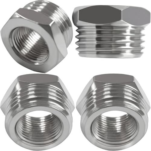 Brass Water Line Adapter G 1/2 to Compression 3/8Comp Female to 1/2G Male 4 gallery