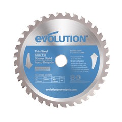 Evolution 180BLADETS Thin Steel & Ferrous Metal Saw Blade, 7 Inch x 68-Tooth