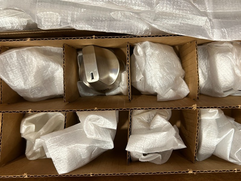 New Cafe Front Control Gas Knobs, Handles Brushed Stainless CXFCGHKPMSS $299.00 gallery