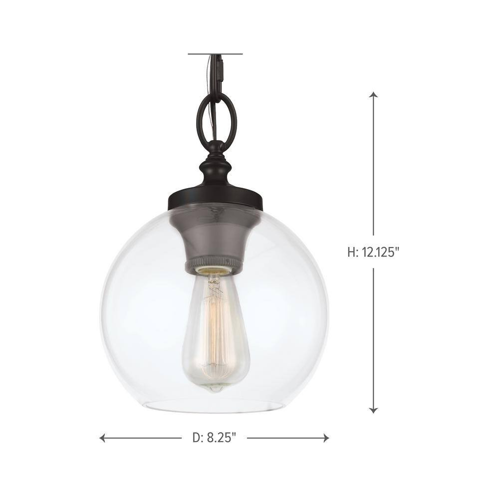 Generation Lighting Tabby 1-Light Oil Rubbed Bronze Mini Pendant gallery