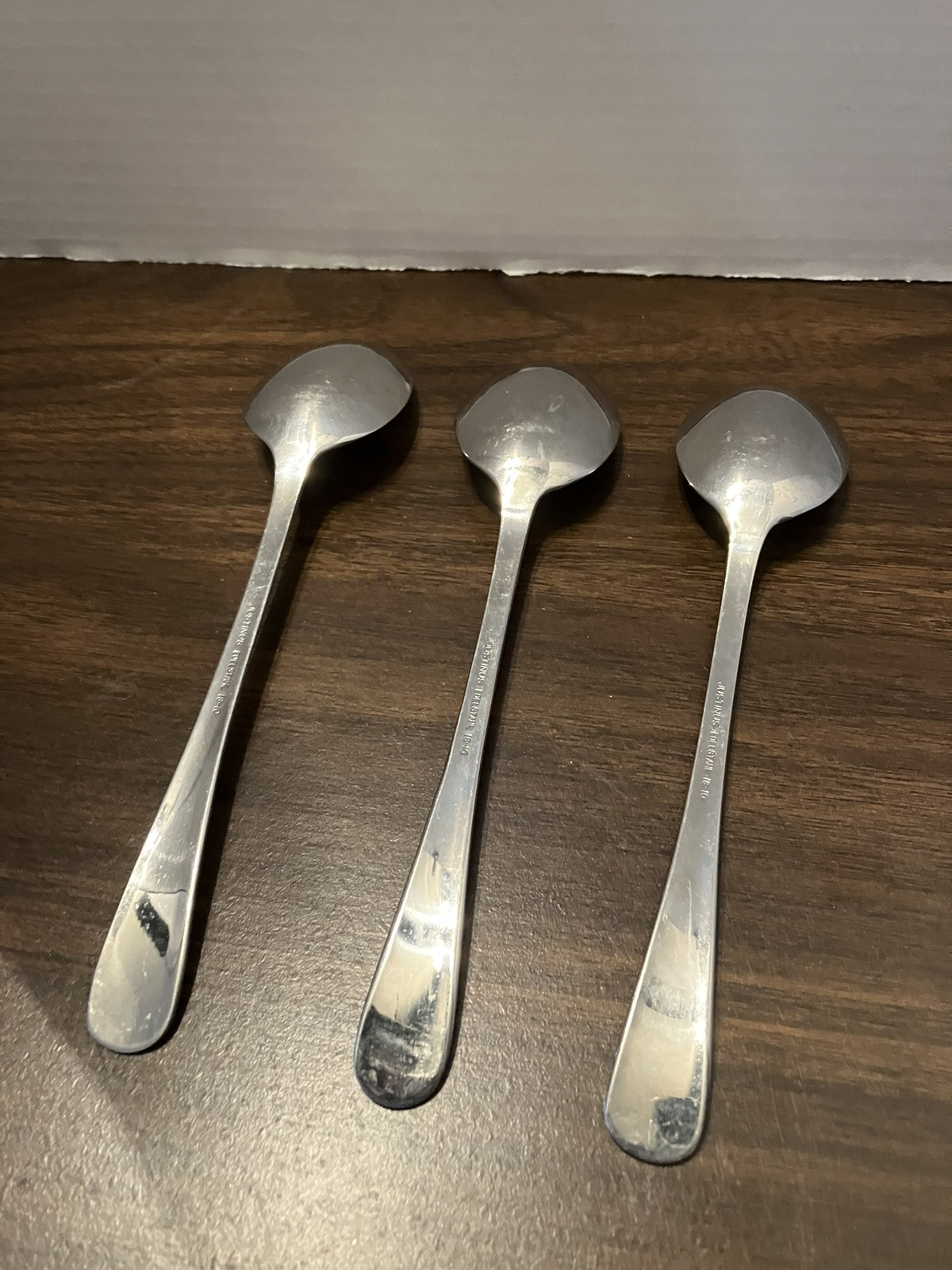 Justinus Edelstahl 18-10 Stainless Three Serving Spoons 8 Inches Long gallery