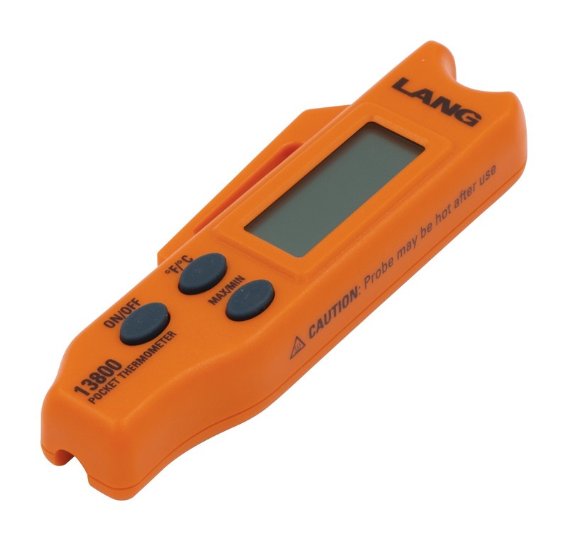 Lang Digital Folding Thermometer Probe 13800 HVAC AUTO A/C Temp gallery