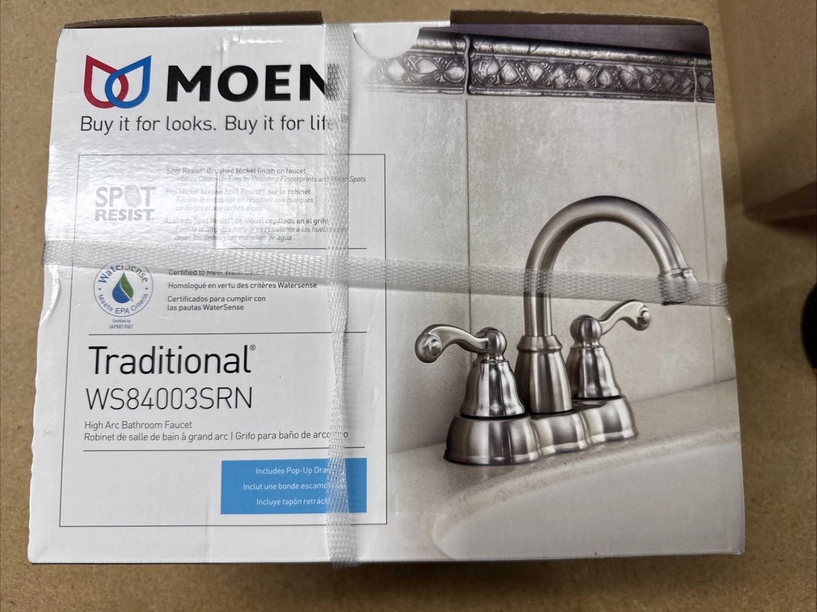 Moen WS84003SRN Traditional 2H CS Marc SRN, Spot Resist Brushed Nickel gallery