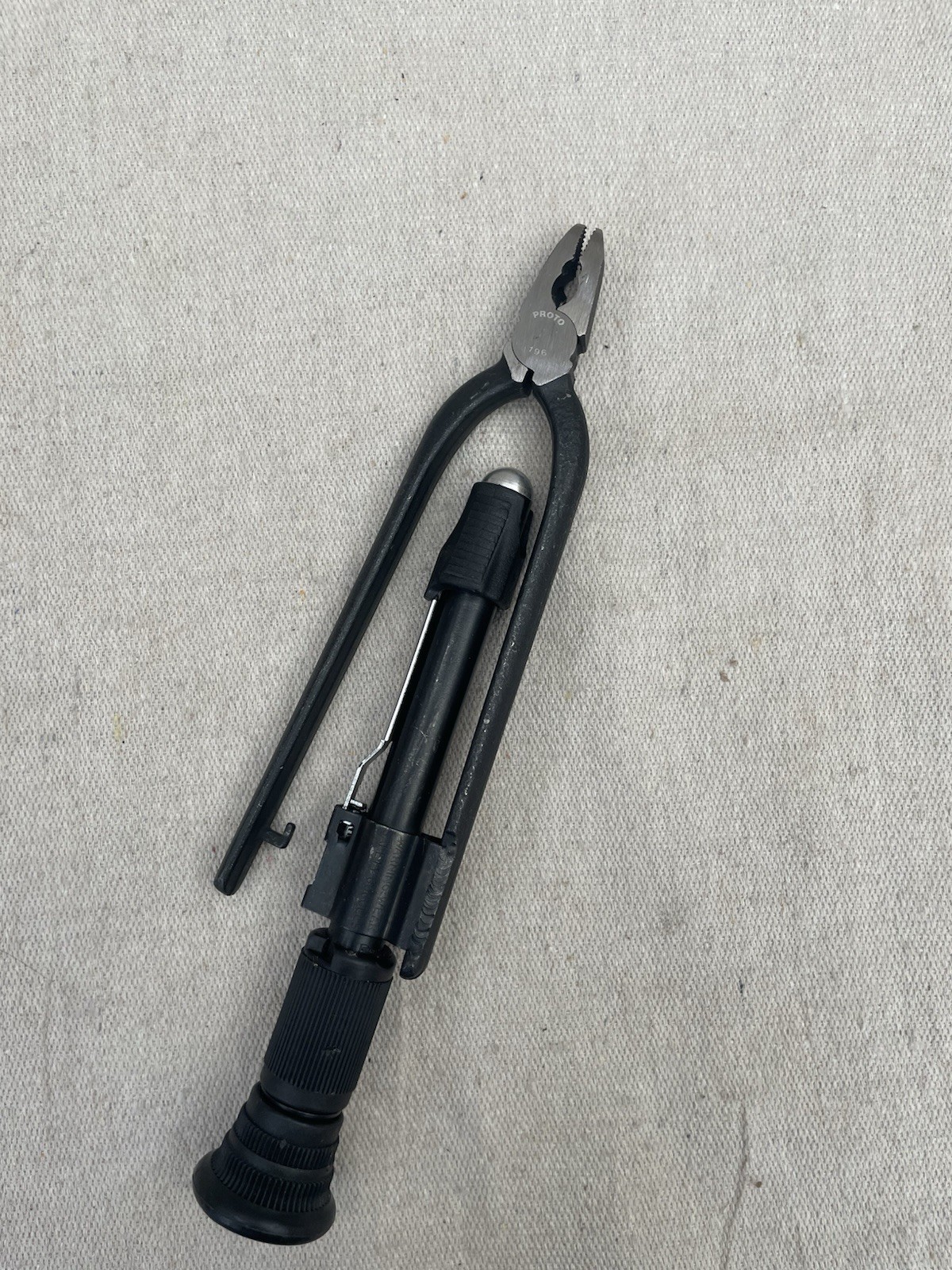 PROTO Safety Twist Reversible Wire Cable Pliers 9" Aircraft Automatic Model 196 gallery