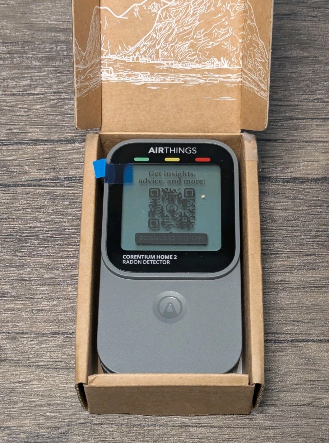 Airthings Corentium Home 2 Digital Radon Detector 325 Open Box Complete gallery