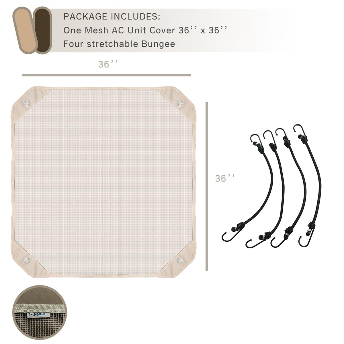 AC Unit Covers Outdoor, Conditioner Mesh Cover for Outside Units, Universal f... gallery