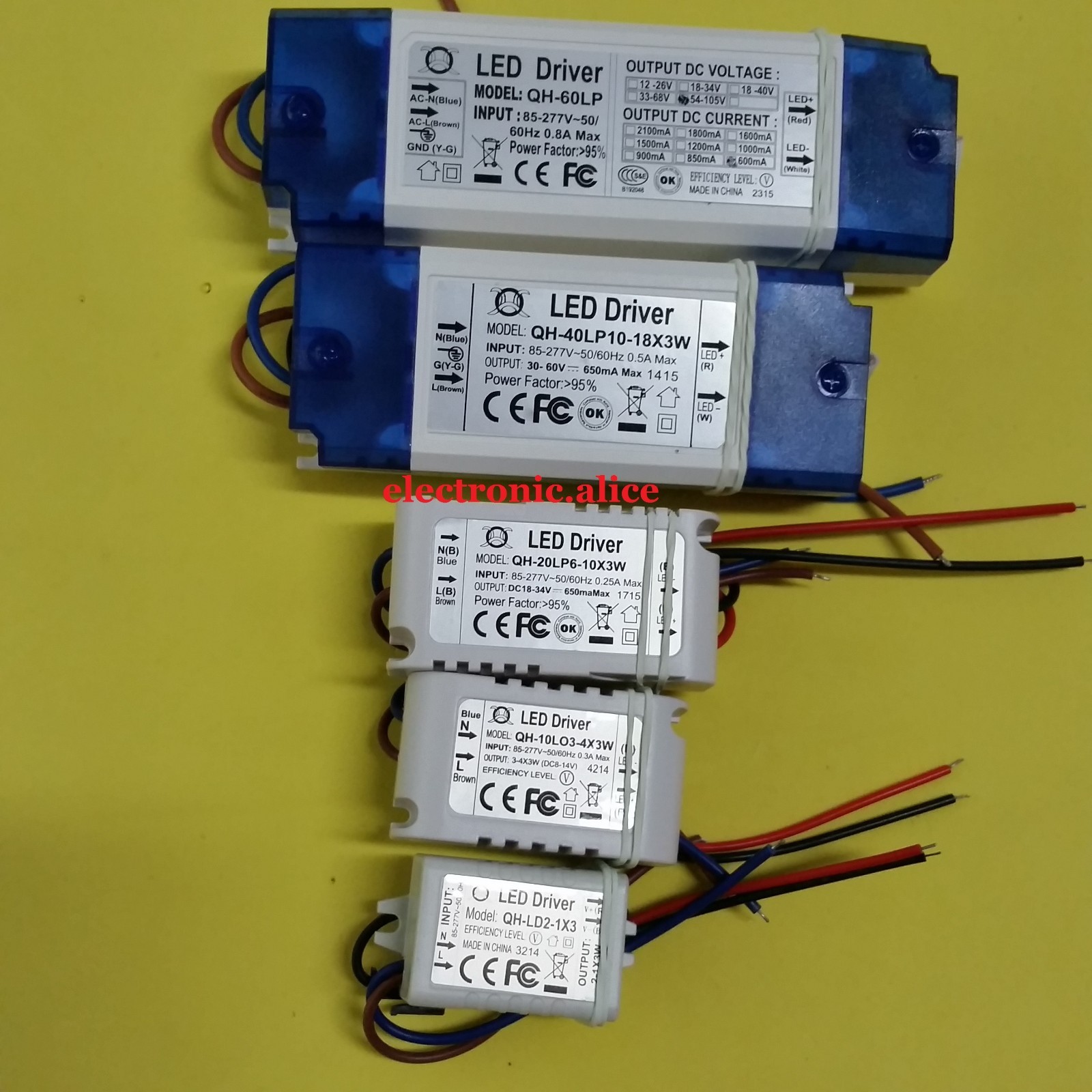 85-265V 600mA-650mA LED Driver Convertor Transformer Ceiling Light Power Supply gallery
