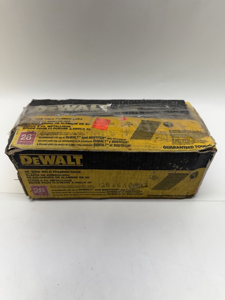 Dewalt DWS6DR113G-FH 28 Degree Wire Weld Framing Nails 2 X .113 IN (QTY 2000)