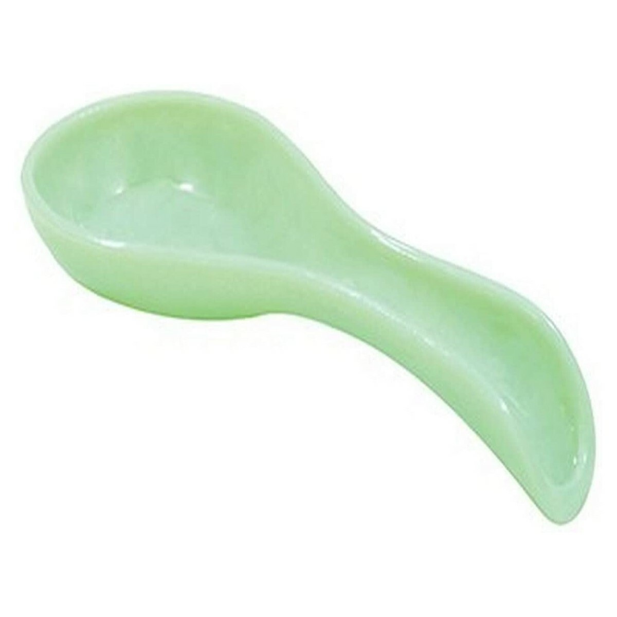 TableCraft Jadeite Green Glass 8" Spoon Rest gallery