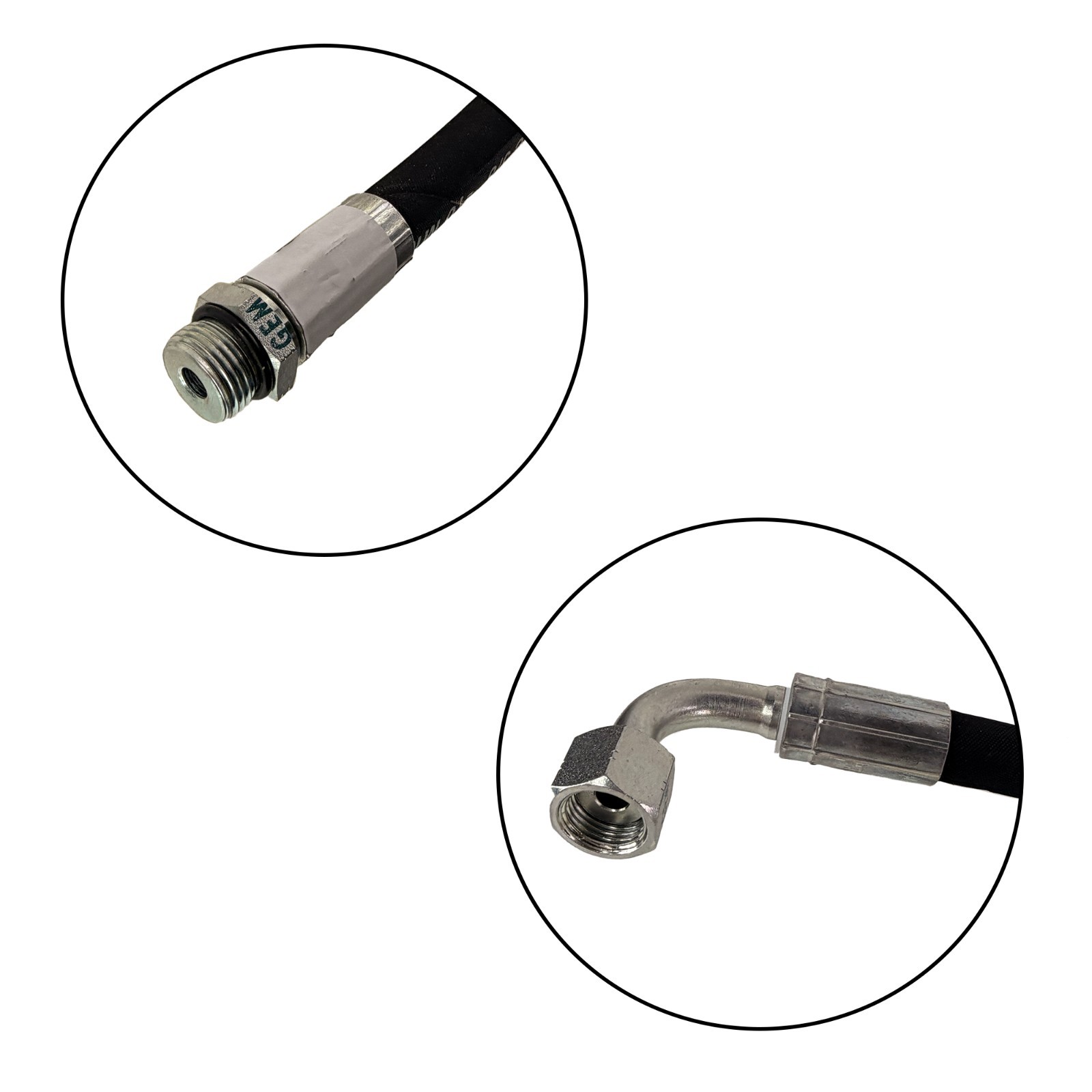 E-AW30203 Front Loader Control Block to Steel Line Hose for John Deere gallery