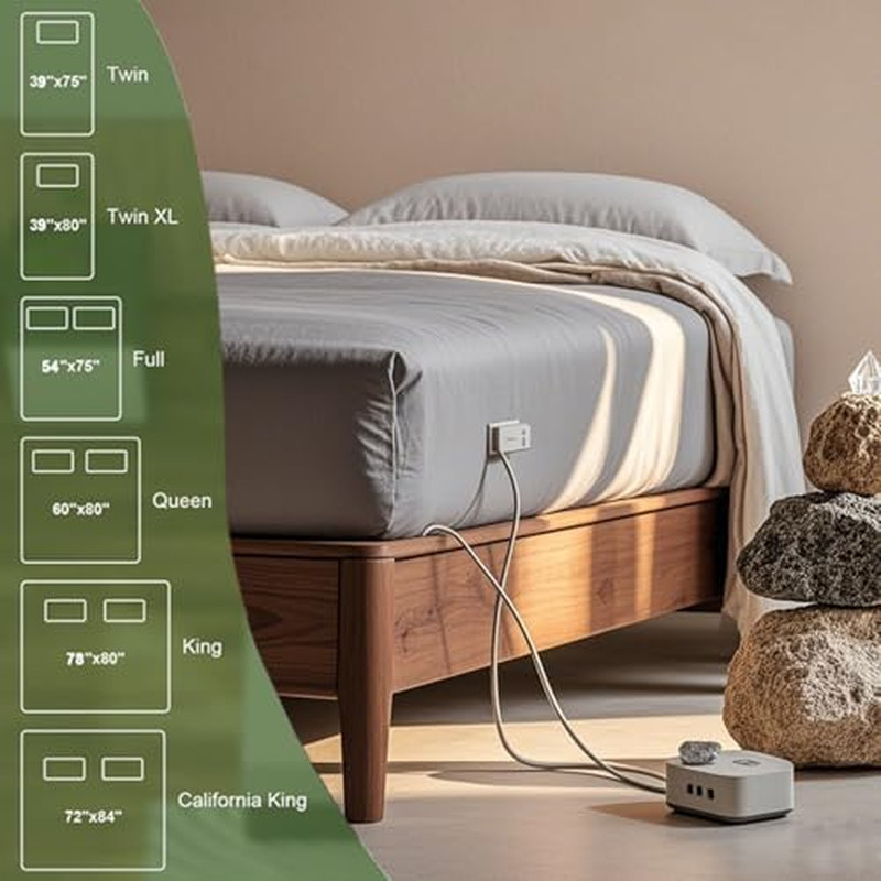Grounding Sheets, 20% Pure Silver Fiber + 80% Organic Cotton, Grounded Sheet Ear gallery
