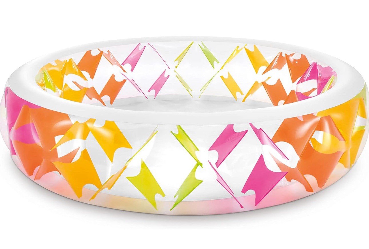 Intex Pinwheel Wide Side Walls Inflatable Pool Swim Center 90" x 22" 222 Gal gallery