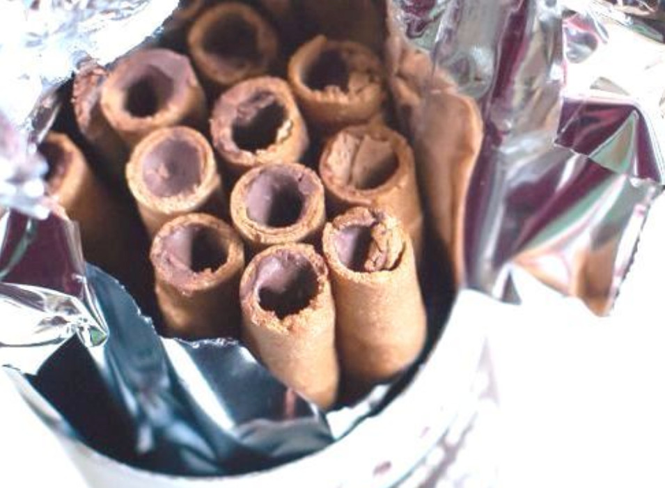 2 Packs Trader Joe's Cocoa Batons Chocolate Cream Wafers 5 oz Each Pack gallery