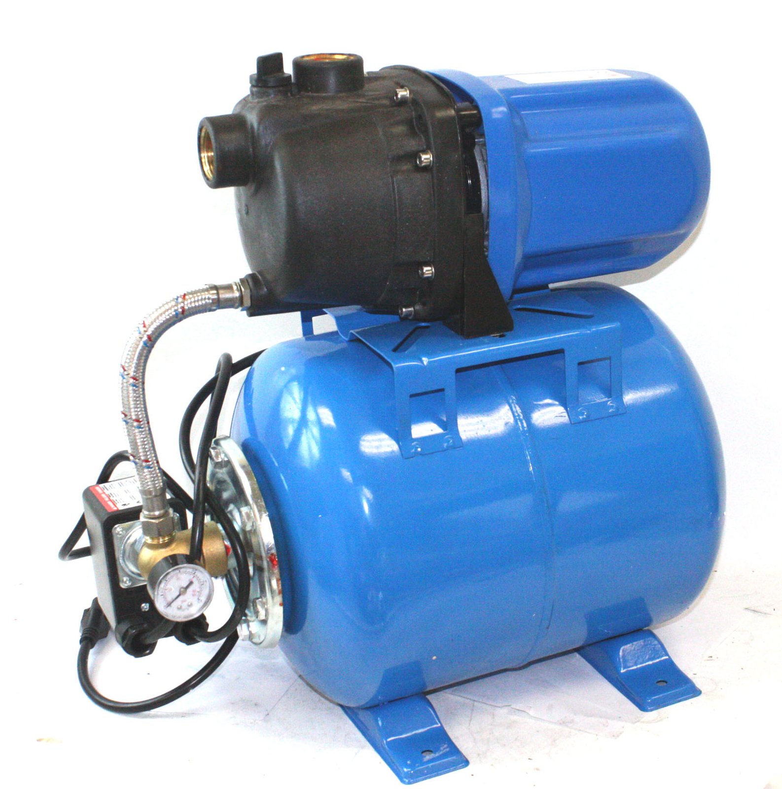 SPRINKLER BOOSTER SHALLOW WELL GARDEN PUMP 1.6 HP 1200W 1000GPH w/PRESSURE TANK gallery