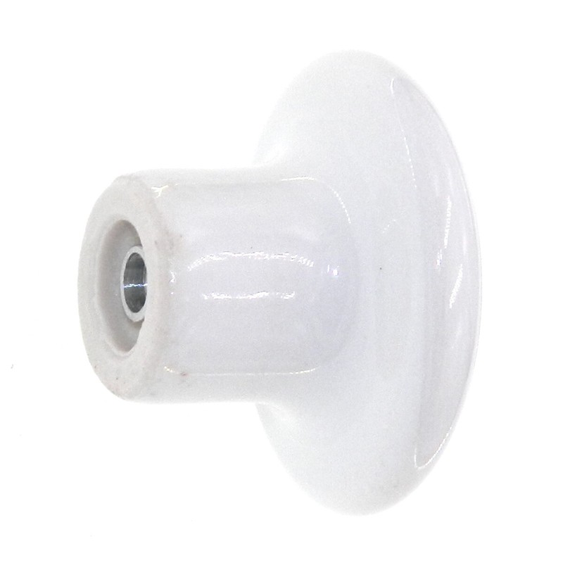 Vintage Amerock Ceramic White with Brown and Blue 1 1/4" Cabinet Knob BP725A-CS2 gallery