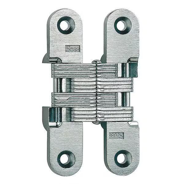 Concealed Hinge, Brass, Full Mortise Mounting, 3/4 in Leaf W x 3 3/4 in Leaf H, gallery