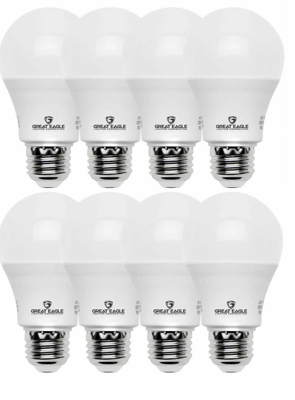 Great Eagle A19 40W Replacement LED Bulb 2700K/3000K/4000K/5000K (8-Pack) gallery