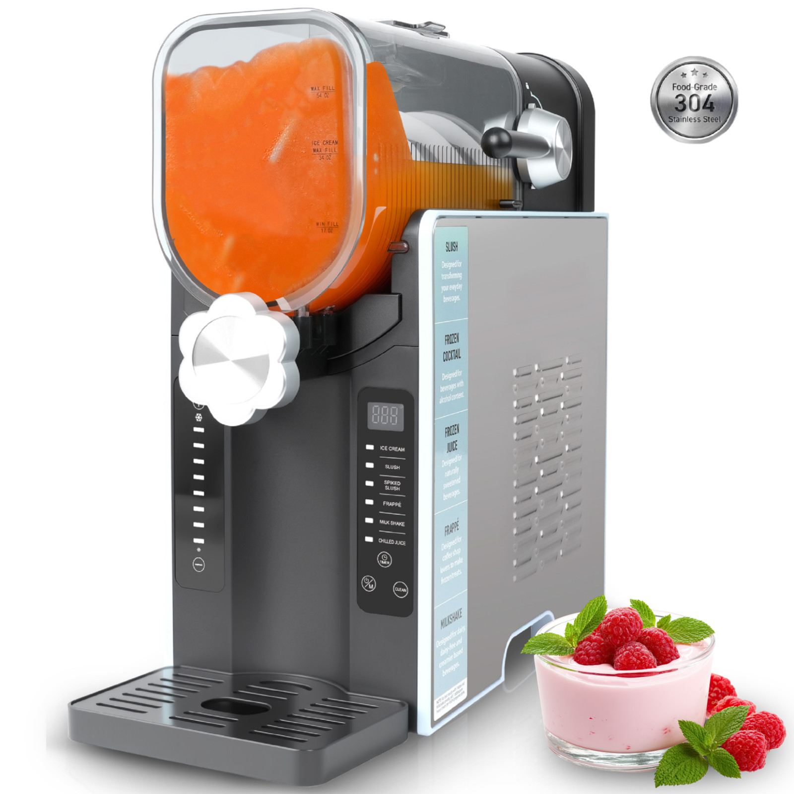 88oz Slushy Machine 200W Frozen Drink Maker Margarita Smoothie Ice Cream Maker gallery