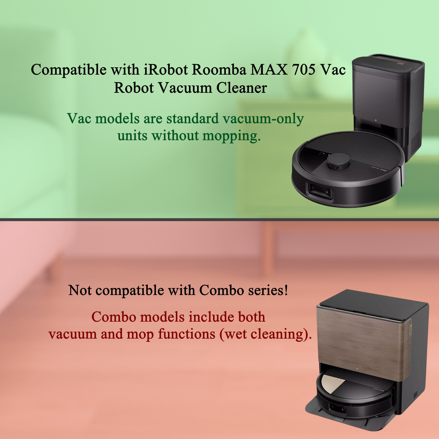 Genuine Cleaning Head Module for iRobot Roomba Max 705 Vac RVH-Y1 Robot Vacuum gallery