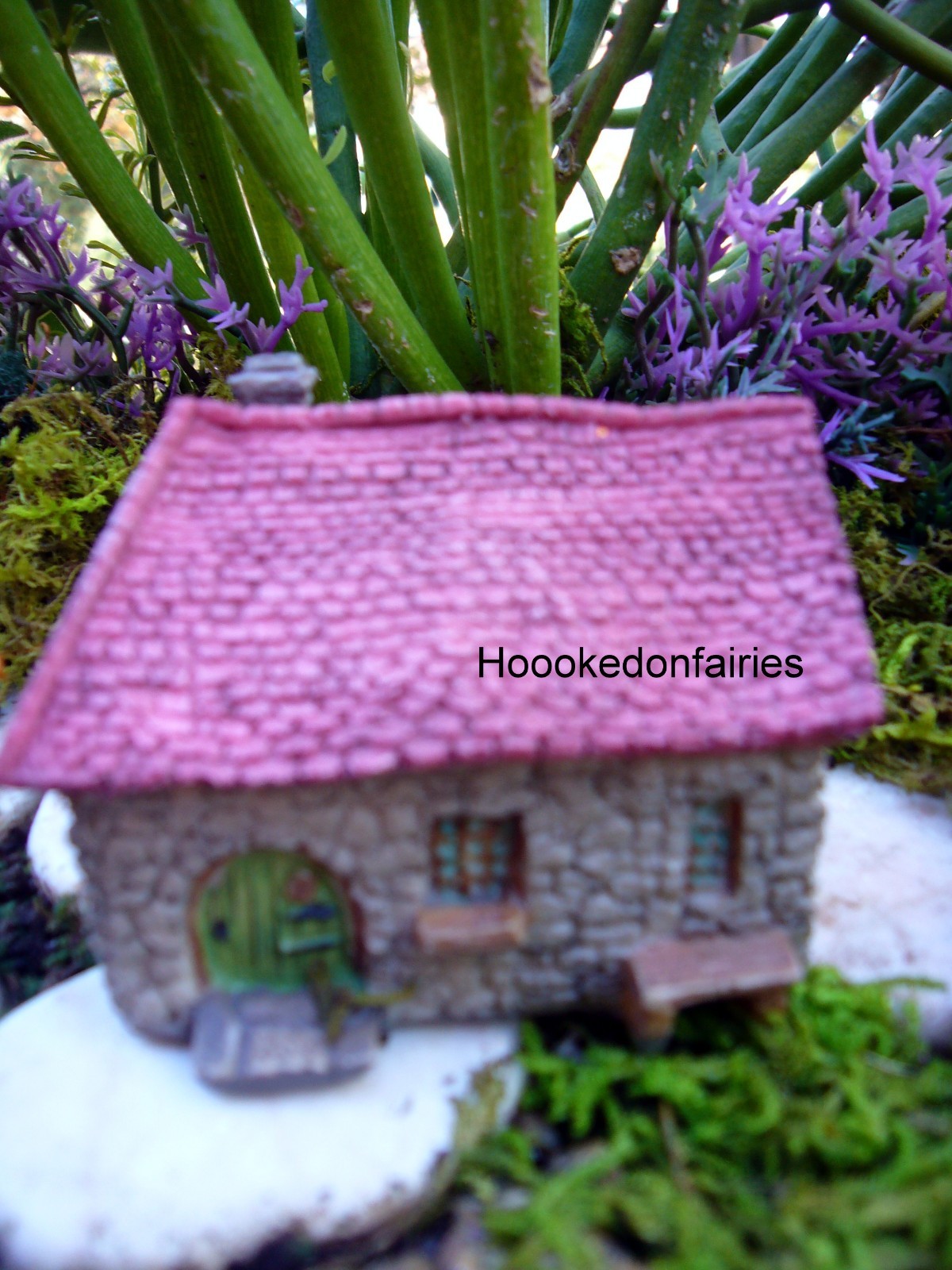 Miniature Fairy Garden Micro Mini Red Roof Farmhouse GO 17354 Garden Gnome gallery