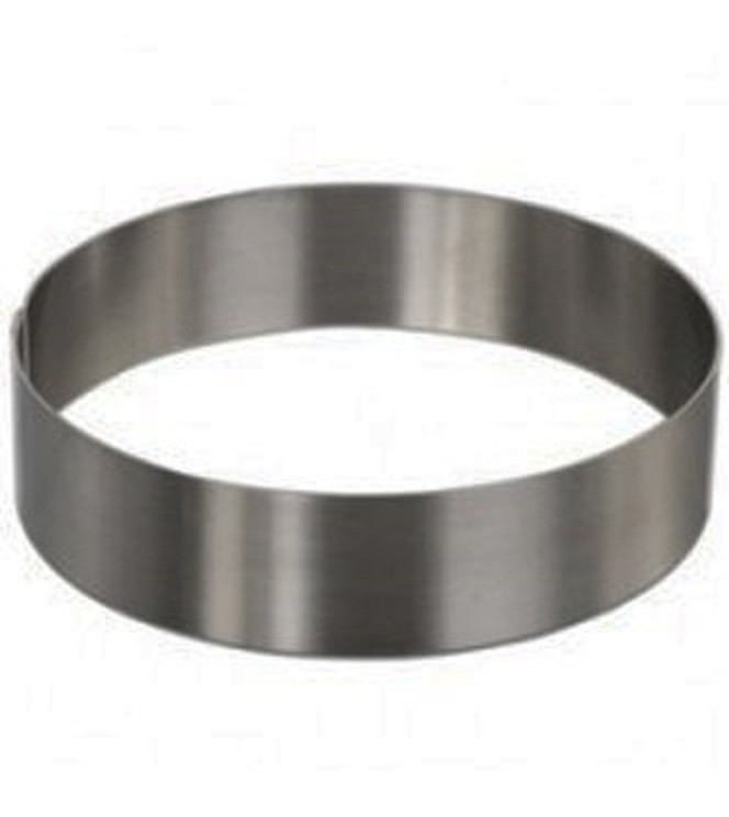 Round Pastry Ring/ Cake Mold, Stainless steel, Heavy Gauge. gallery