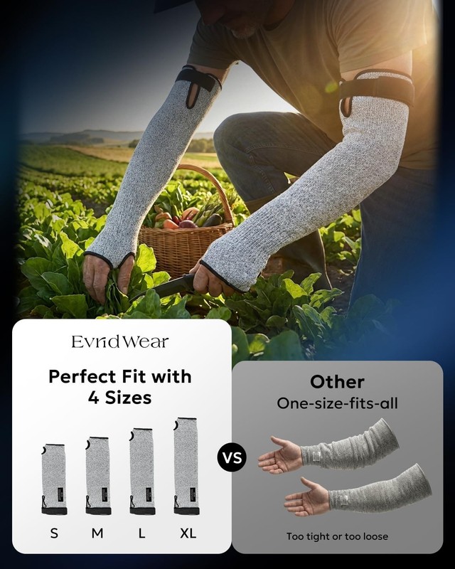 EvridWear Cut Resistant Protective Sleeves Gardening Sleeves Arm Protectors gallery