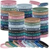 Minatee 60 Pcs Religious Silicone 5.84*1.2 Centimeters, Classic Colors gallery