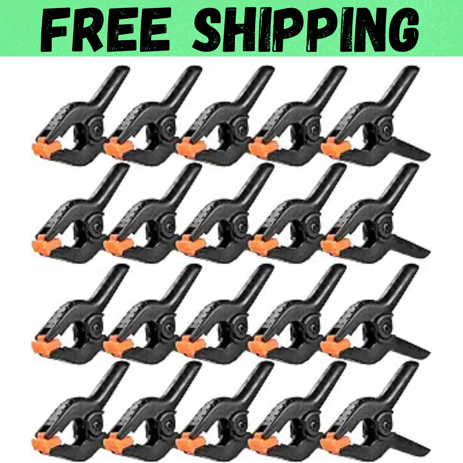 20 Packs Spring Clamps, 3.5 Inch Spring Clamps Heavy Duty for Crafts and Profess gallery