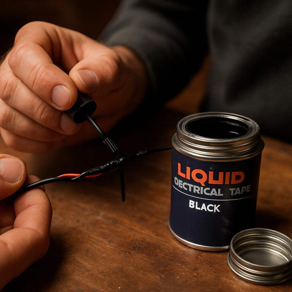 Liquid Electrical Tape Black 125mL Waterproof Insulation Seal gallery
