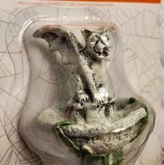 TINY TREASURES Gargoyle Statue Winged Gothic Figure 4.75 in. Resin Halloween NIP