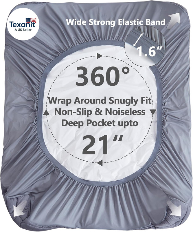 King Size Mattress Pad Waterproof, Cooling Mattress Topper Noiseless, Leak Proof gallery