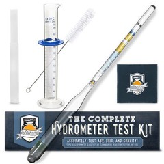 Fermentaholics Hydrometer Kit – Hydrometer and Glass Test Jar – Monitor ABV