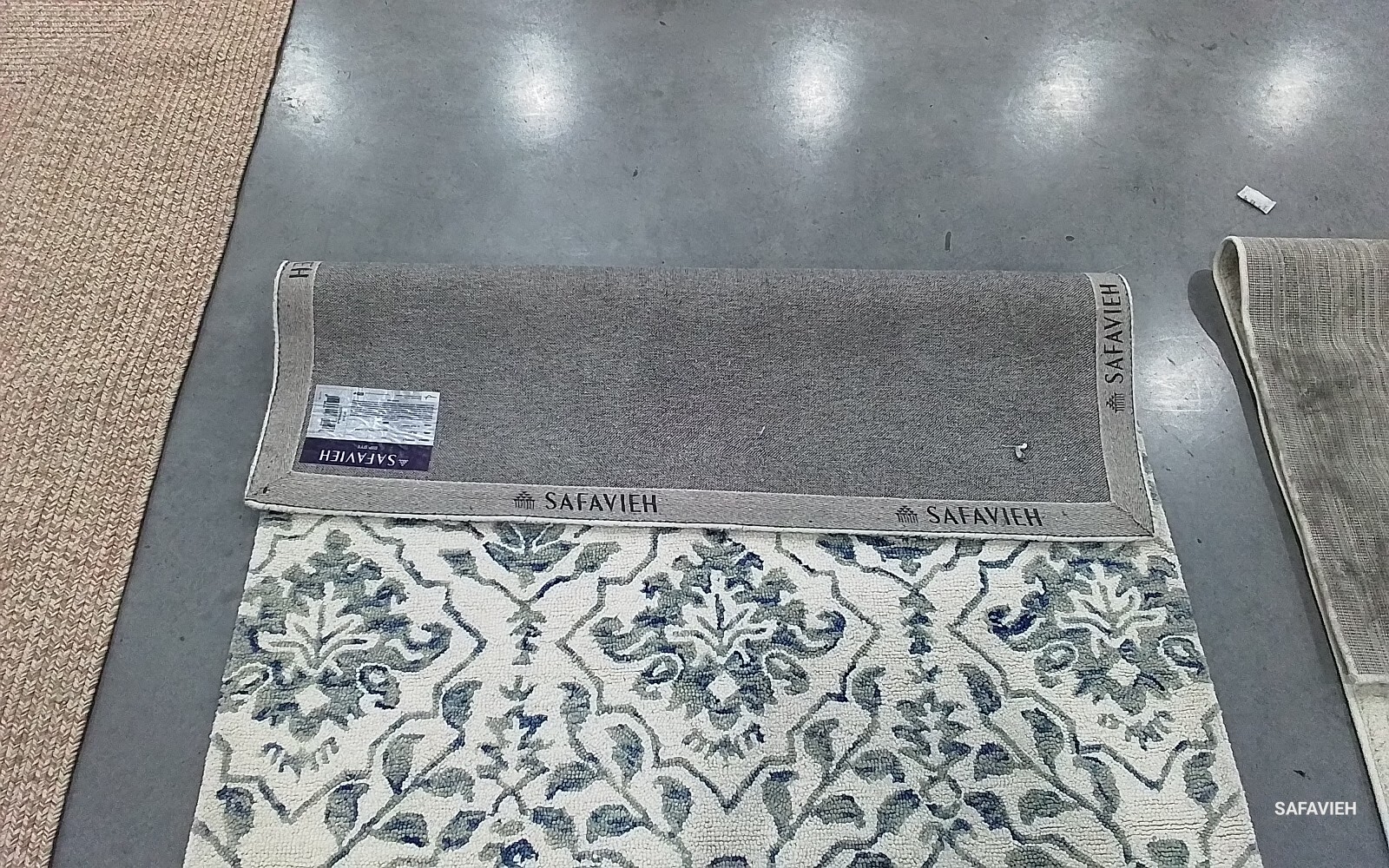 LBLUE IVORY 4'-0" x 6'-0" Broken Thread Rug, Reduced Price 1172767835 DDY901L-4 gallery