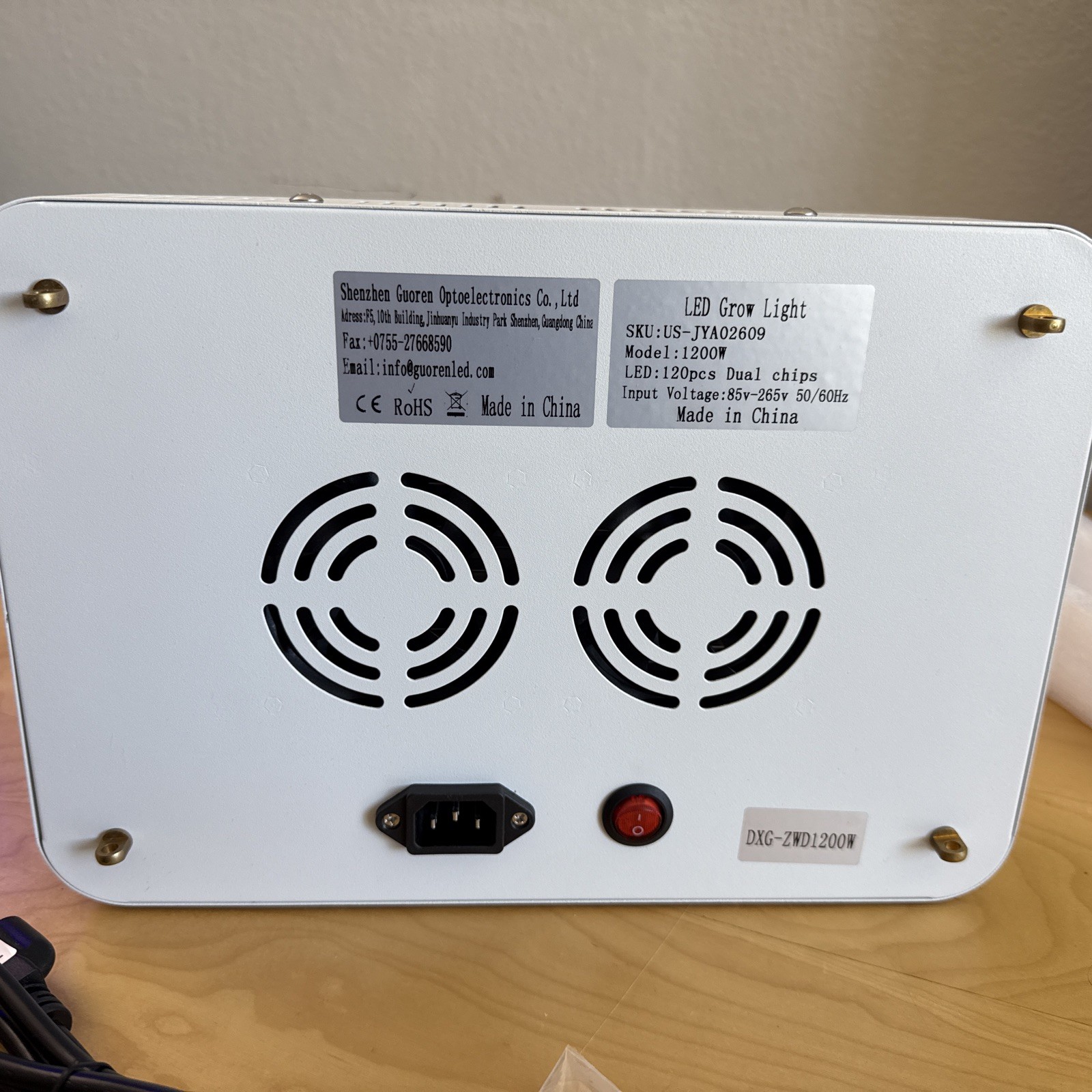 LED Grow Light LED 120 Pieces Dual Chips 85v - 265v 50/60Hz White 1200w gallery
