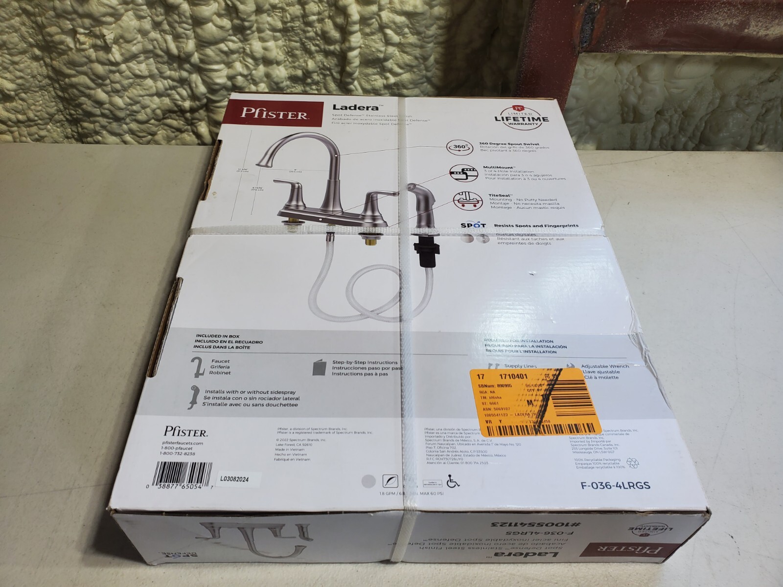 Pfister Ladera 2-Handle Kitchen Faucet - Spot Defense Stainless Steel gallery