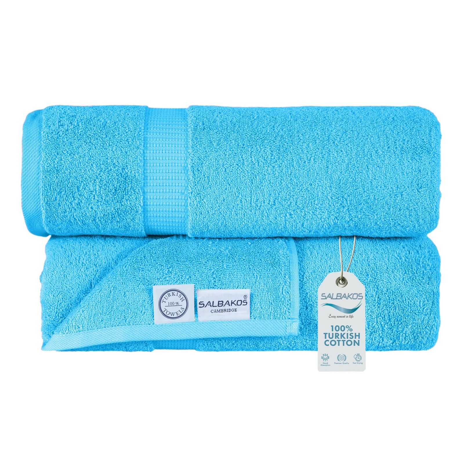 Luxury 2 pack Turkish Cotton Extra Large Bath Sheet (35x70) Hotel Spa Towel gallery