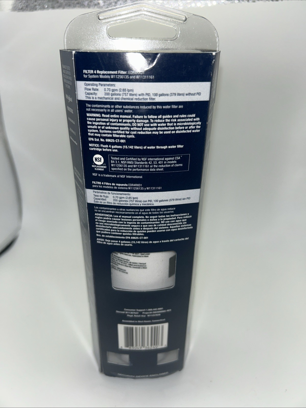 Whirlpool EDR4RXD1 EveryDrop Ice and Refrigerator Water Filter 6 Months gallery