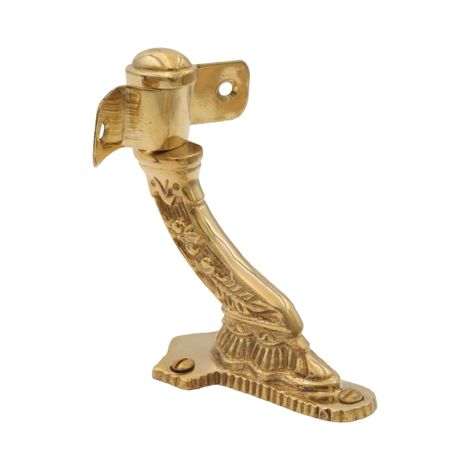 Stairs Hand Rail Bracket in Cast Solid Brass - The Victoria gallery