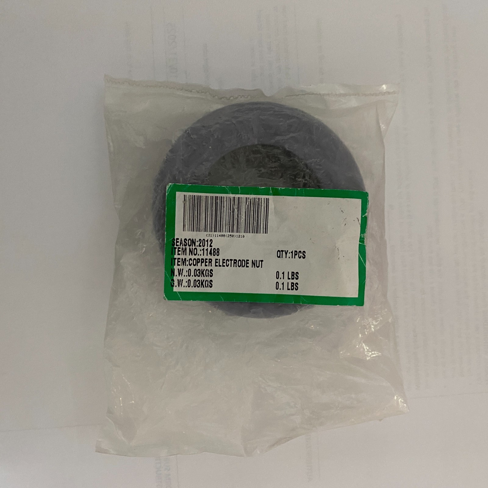 Copper Electrode Nut 11488 for Intex Krystal Clear Pool Saltwater System gallery