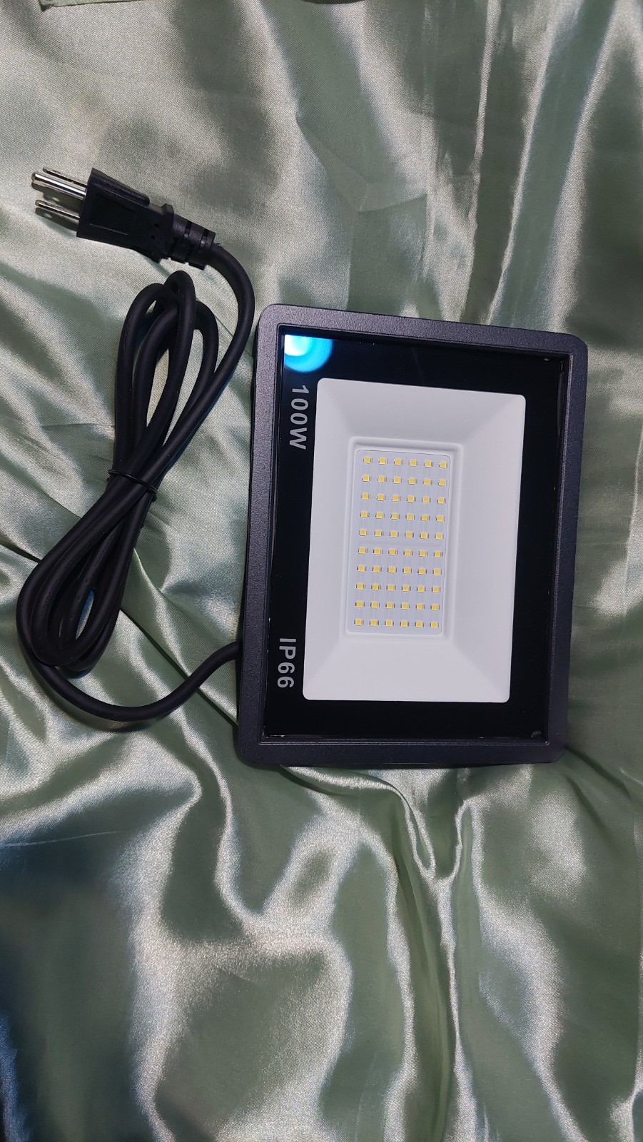 Anycn 100W LED Flood Light IP66 Waterproof Outdoor Plug-In Wall Mounted Aluminum gallery