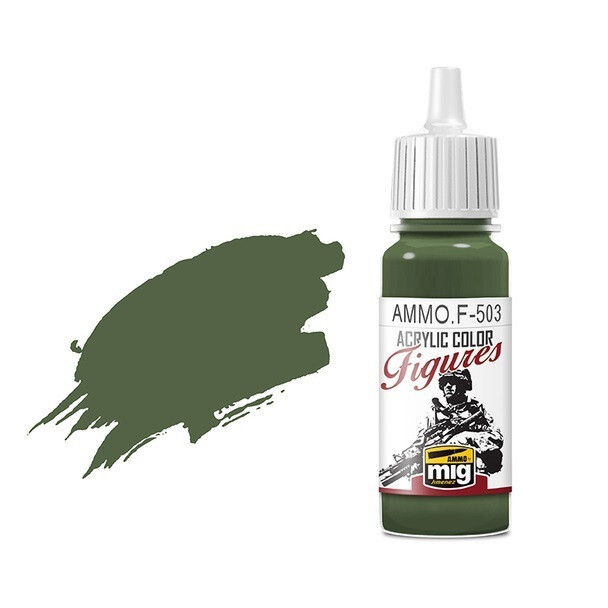AMMO by MIG Acrylic for Figures - Dark Olive Green FS-34130 gallery