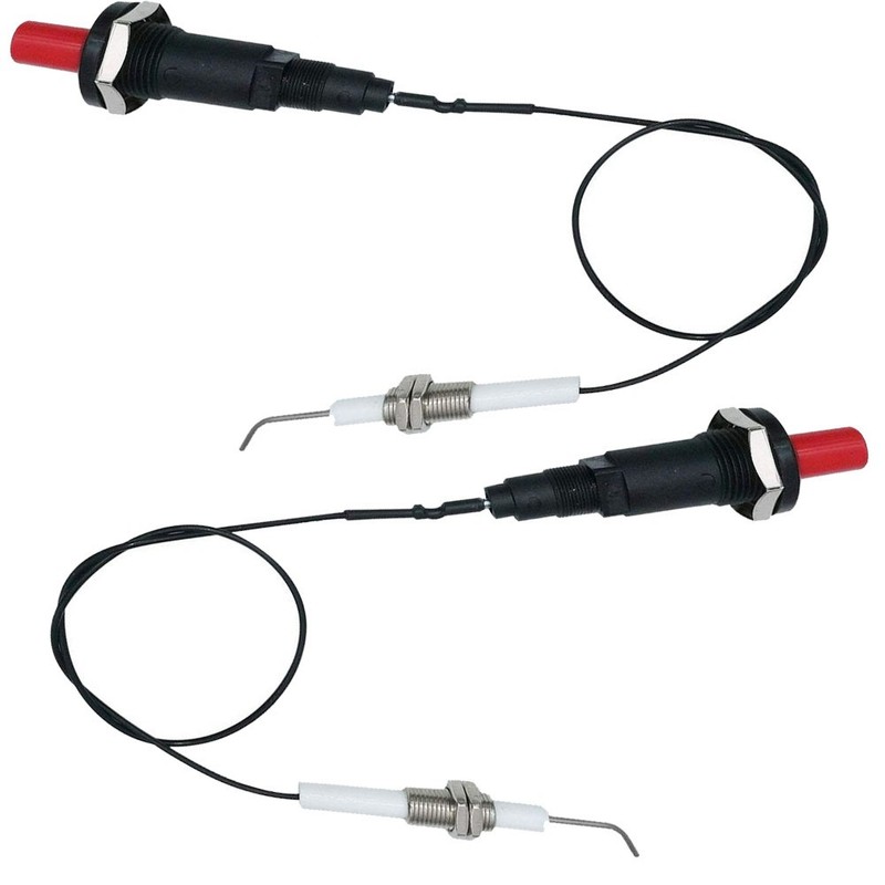 2 Set 11.8" Long Propane Push Button Piezo Igniter Kit Gas Grill/Range/Heater gallery