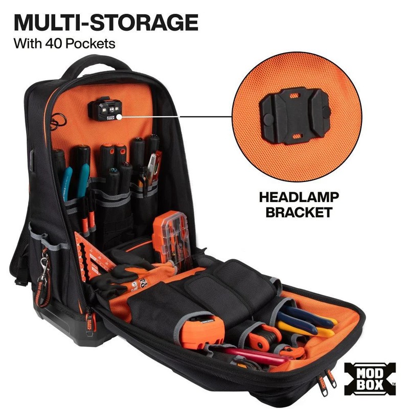 Klein Tools Modbox Hardshell Tool Backpack With 40 Pockets gallery