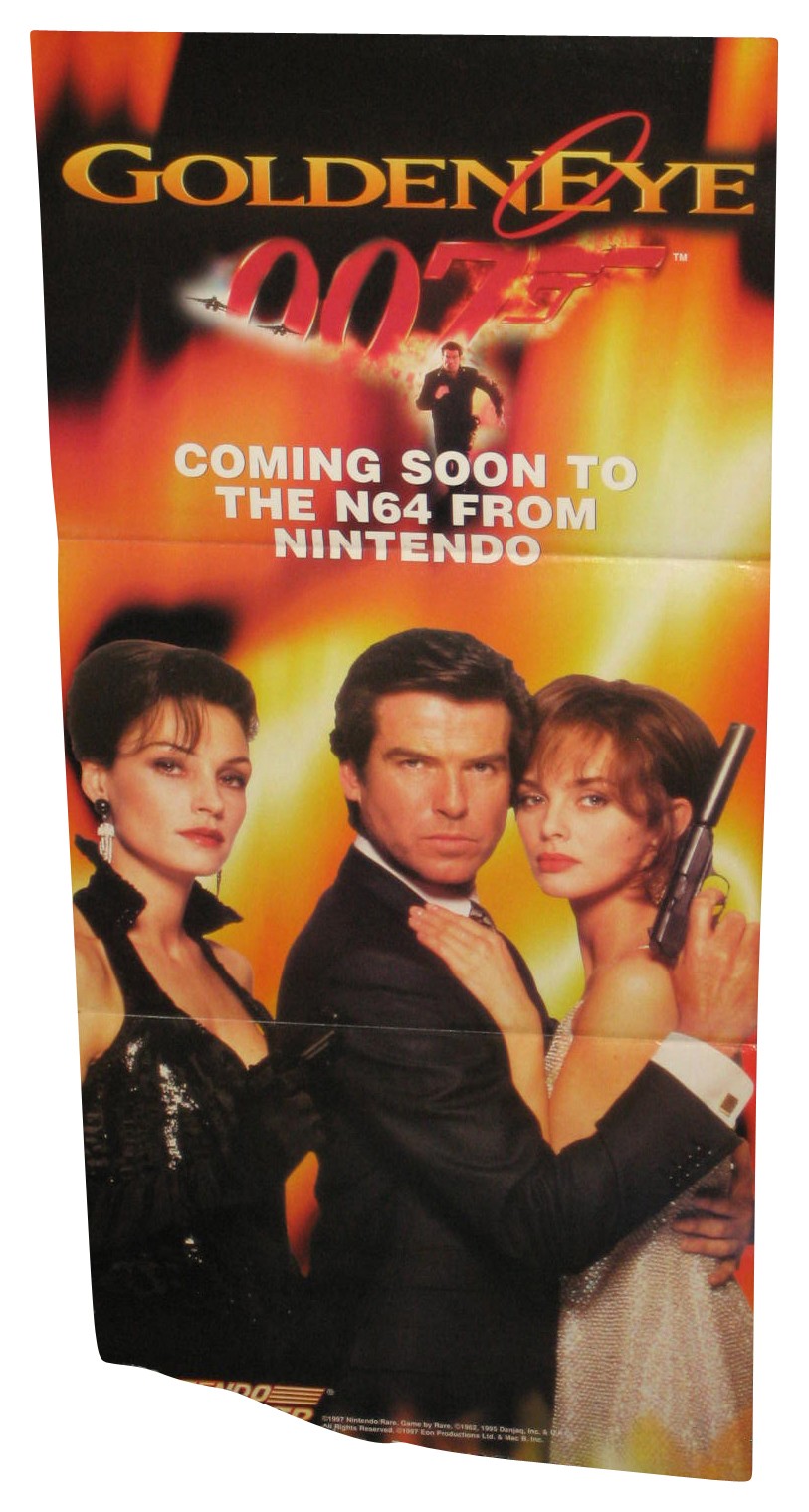 Nintendo Power Goldeneye 007 N64 (1996) Video Game Pull-Out Poster gallery
