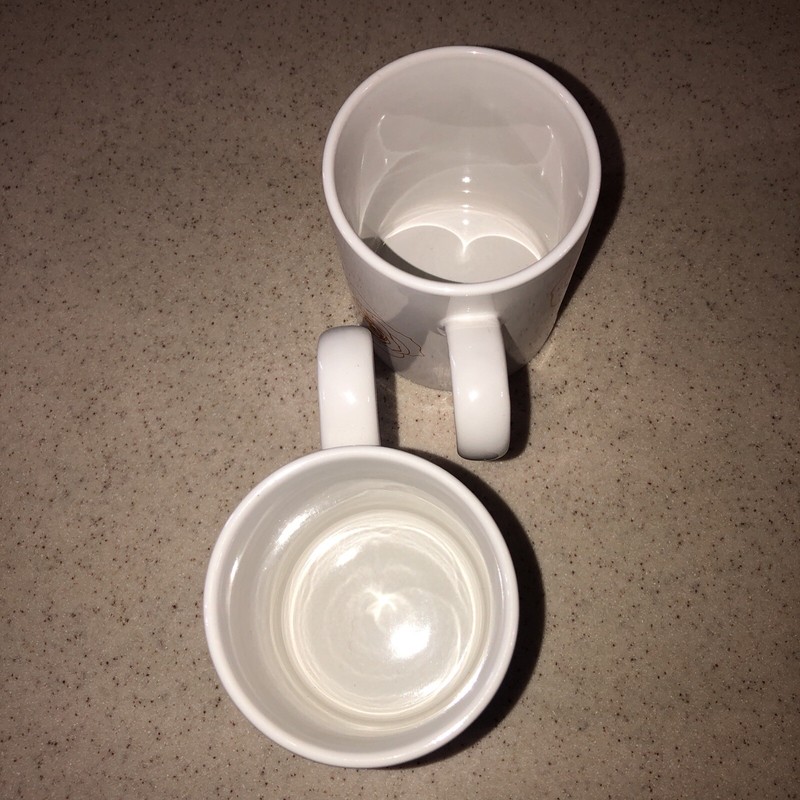 CORELLE COORDINATES " SOLEIL ROSE " STONEWARE COFFEE MUG'S SET OF 2 gallery