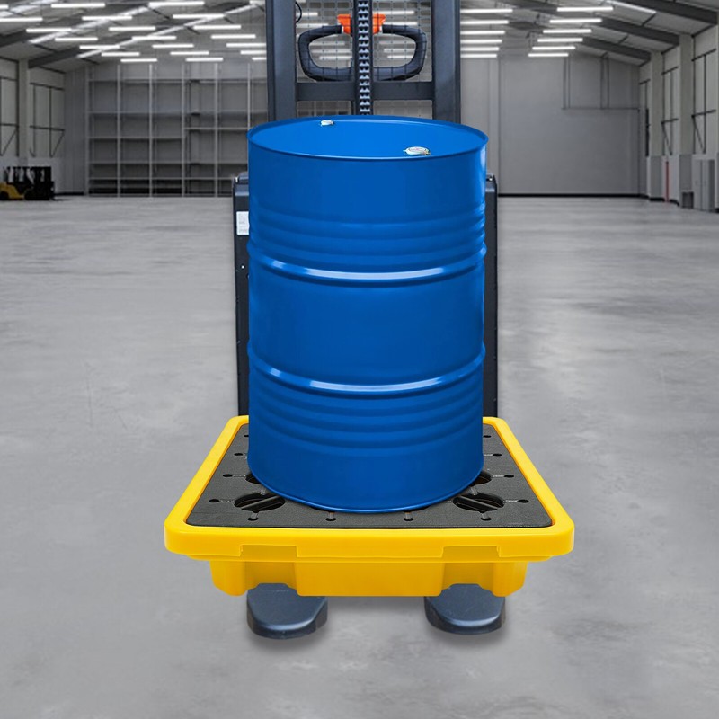 Spill Containment Platform, Spill Containment Pallet, Yellow and Black gallery