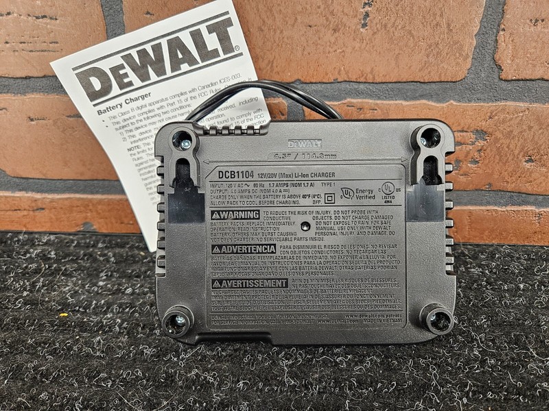 DEWALT DCB1104 20V Volt MAX Li-Ion Fast Battery Charger-***NEW*** gallery